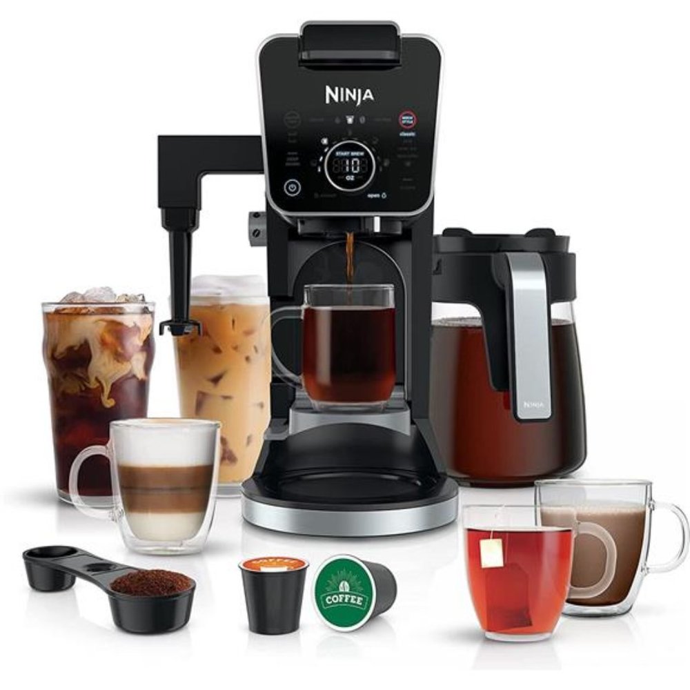 Ninja Dual Brew Pro Specialty 12-Cup Coffee Maker, 4 Brew Styles & Frother